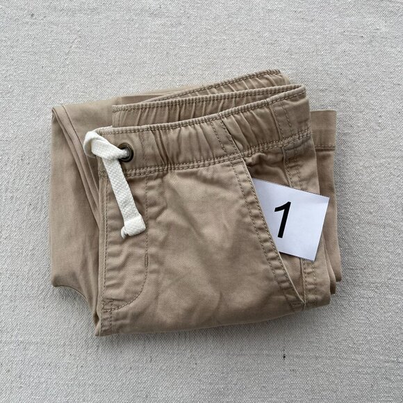 Primary Stretch Chino Drawstring Pant, Light Khaki, Size 5, VGUC, Pair #1 - Picture 9 of 9